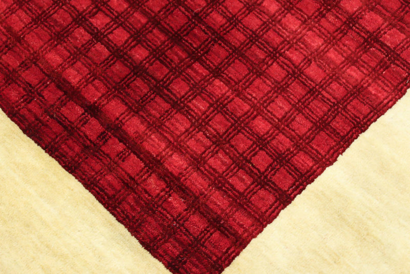 Gabbeh-teppe - persisk - 232 x 172 cm - rød