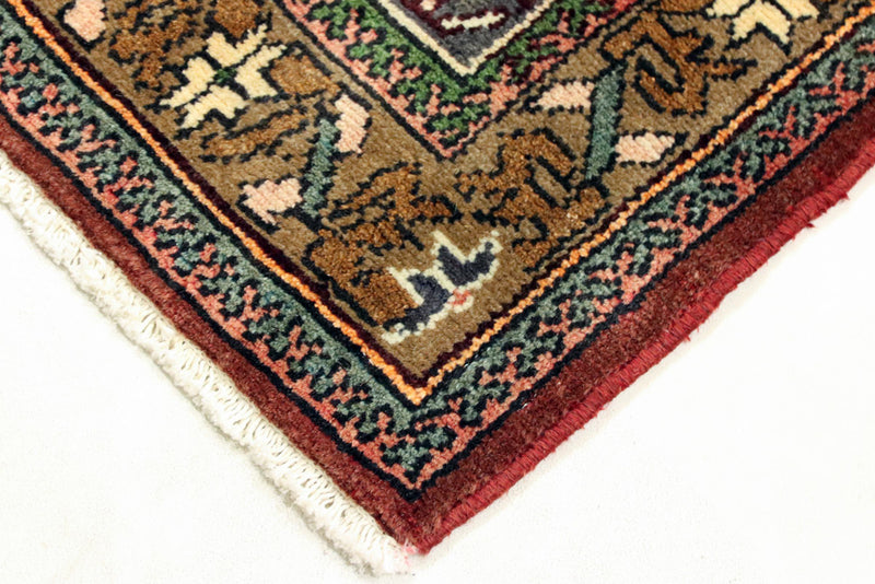 Løper Persisk teppe - Nomadisk - 286 x 83 cm - mørk beige