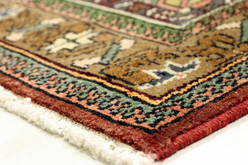 Løper Persisk teppe - Nomadisk - 286 x 83 cm - mørk beige