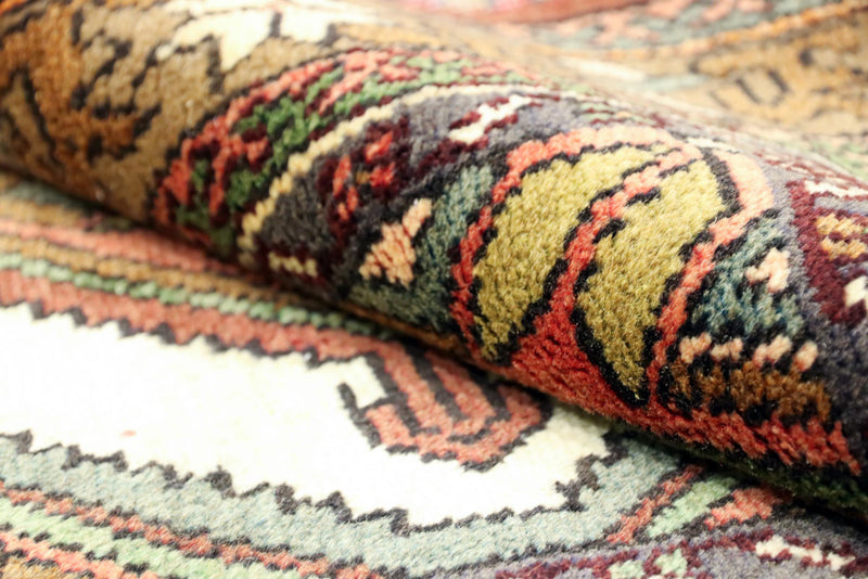 Løper Persisk teppe - Nomadisk - 286 x 83 cm - mørk beige