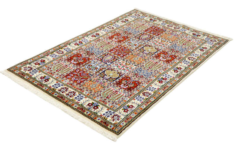Persisk teppe - klassisk - 147 x 98 cm - flerfarget