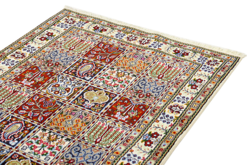 Persisk teppe - klassisk - 147 x 98 cm - flerfarget
