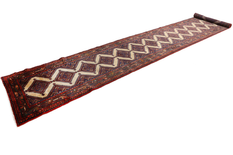 Qaraja Teppe 545x90cm - Persisk teppe