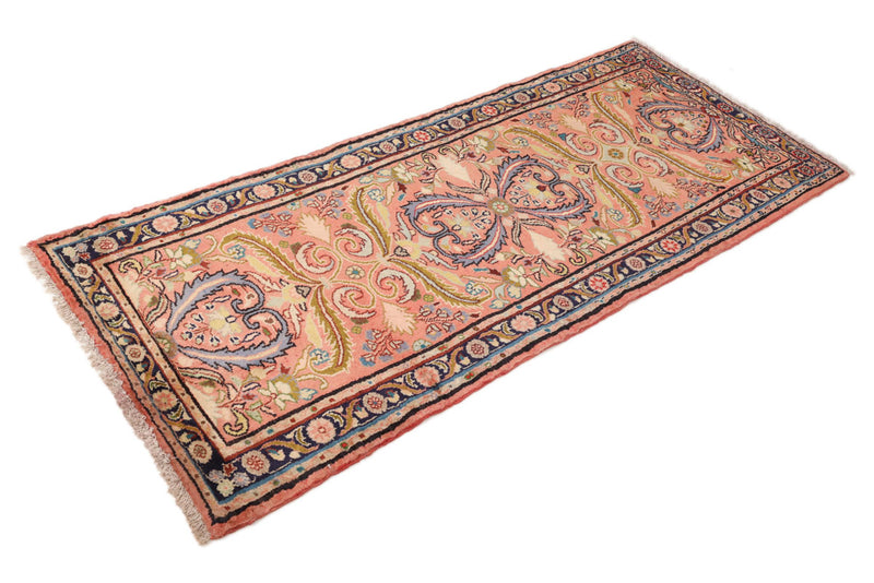 Løper Persisk teppe - klassisk - 188 x 77 cm - lys rød