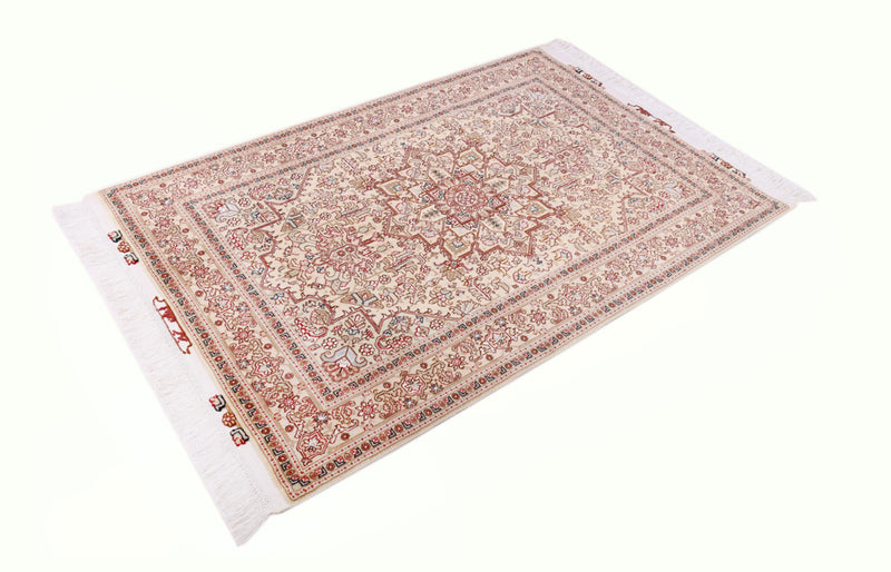 Persisk teppe - Tabriz - Royal - 160 x 100 cm - lys beige