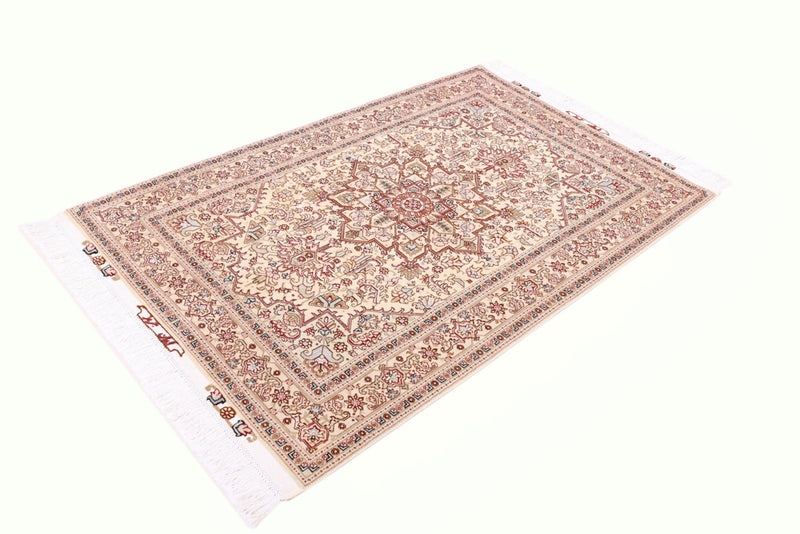 Persisk teppe - Tabriz - Royal - 160 x 100 cm - lys beige