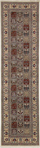 Løper Persisk teppe - klassisk - 298 x 78 cm - mørk beige