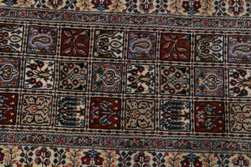 Løper Persisk teppe - klassisk - 298 x 78 cm - mørk beige