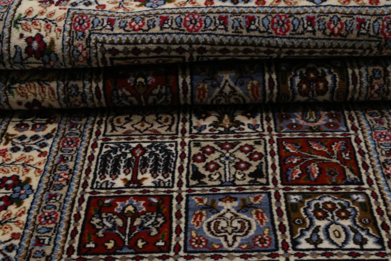 Løper Persisk teppe - klassisk - 298 x 78 cm - mørk beige