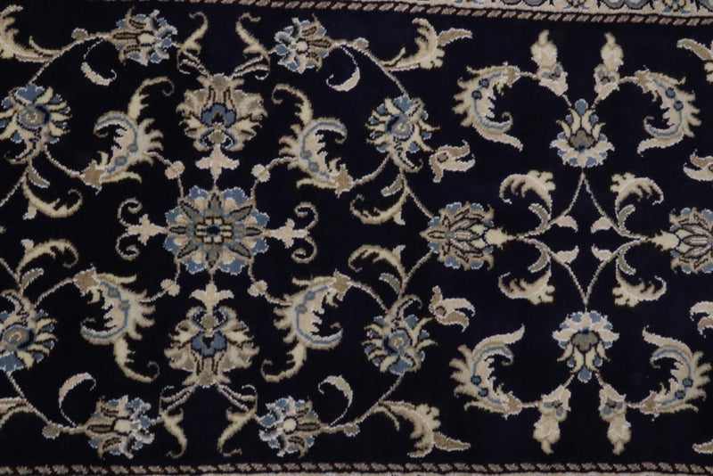 Løper Persisk teppe - Nain - 292 x 75 cm - mørkeblå