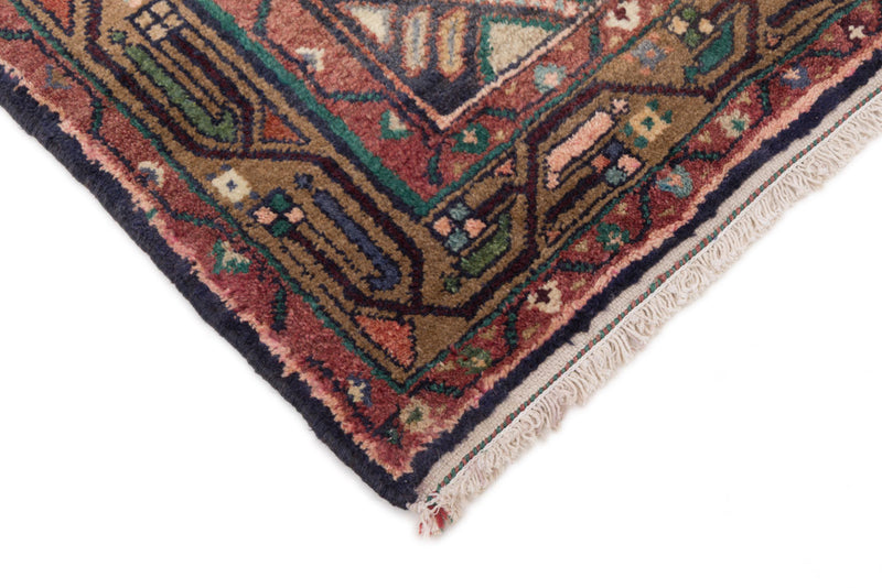 Løper Persisk teppe - Nomadisk - 308 x 87 cm - mørk beige