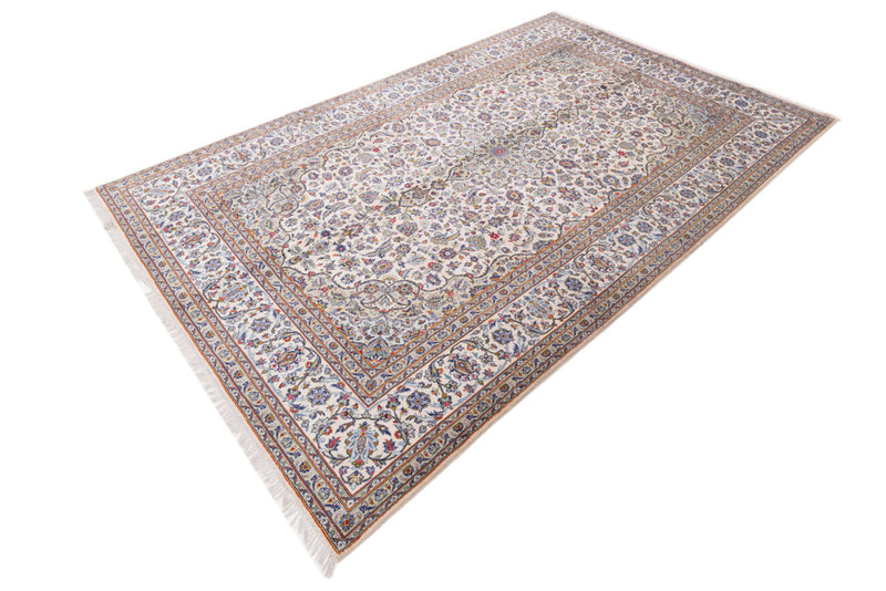 Persisk teppe - Keshan - 365 x 250 cm - krem
