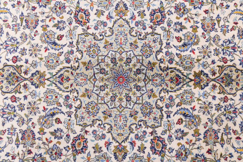 Persisk teppe - Keshan - 365 x 250 cm - krem