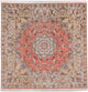 Tabriz - 50 Raj Teppe 153x153cm - Persisk teppe