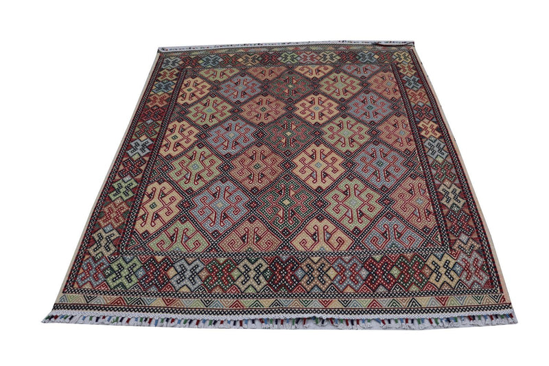 Afghansk kilim Teppe 205x178cm