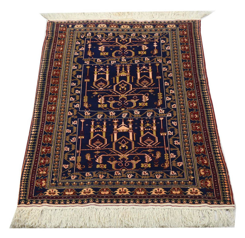 Afghansk teppe 131x87cm - Orientalsk teppe