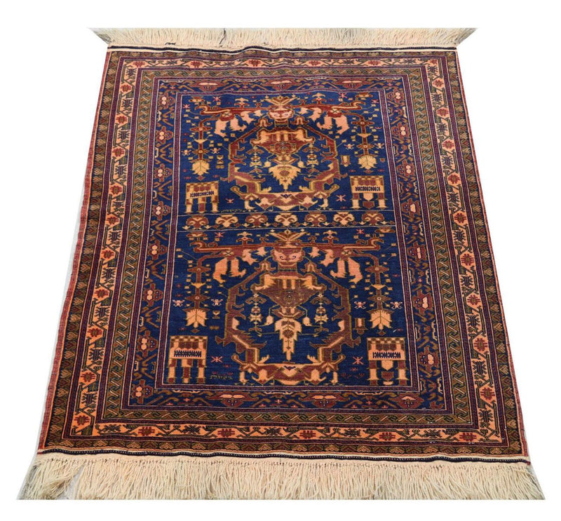 Afghansk teppe 136x95cm - Orientalsk teppe