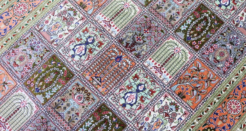 Qom silke Teppe 100x157cm - Persisk teppe