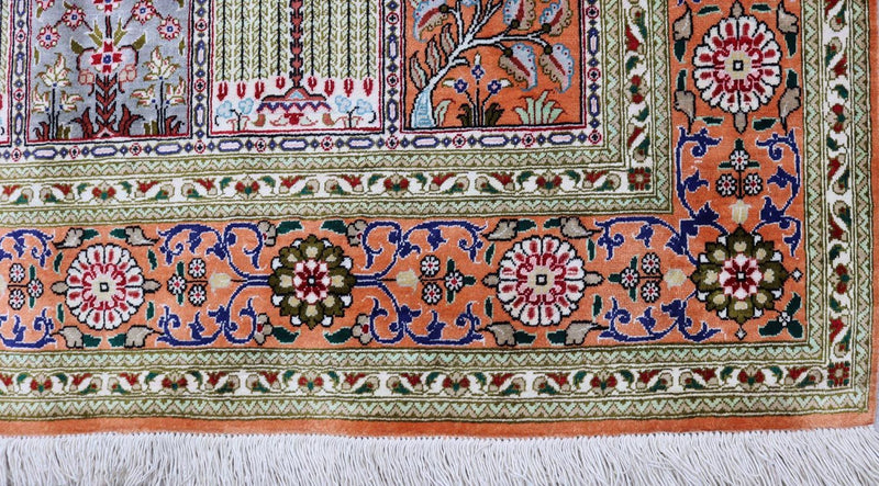 Qom silke Teppe 100x157cm - Persisk teppe