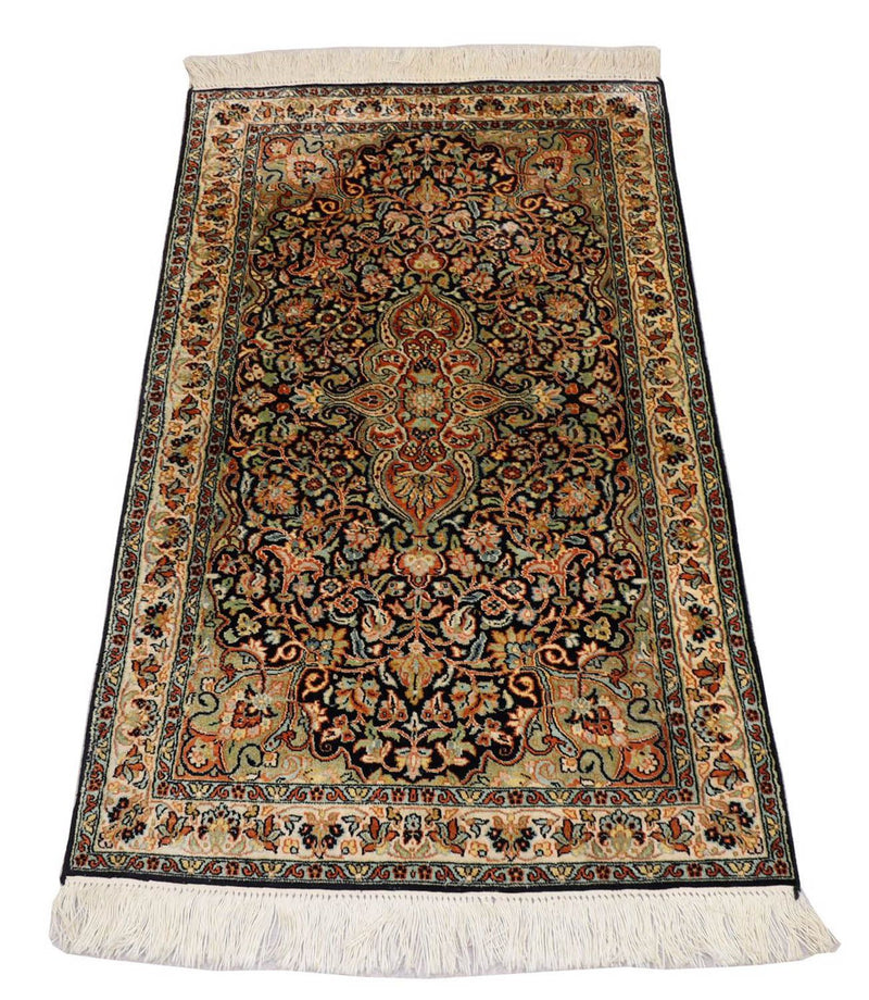 Kashmir silke Teppe 124x77cm - Orientalsk teppe
