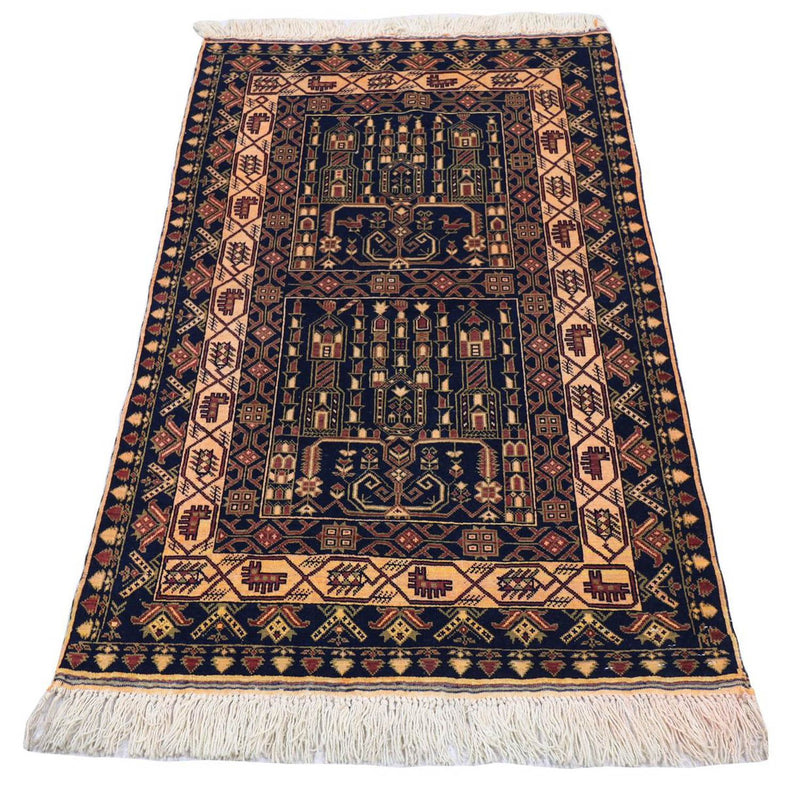Afghansk teppe 142x96cm - Orientalsk teppe