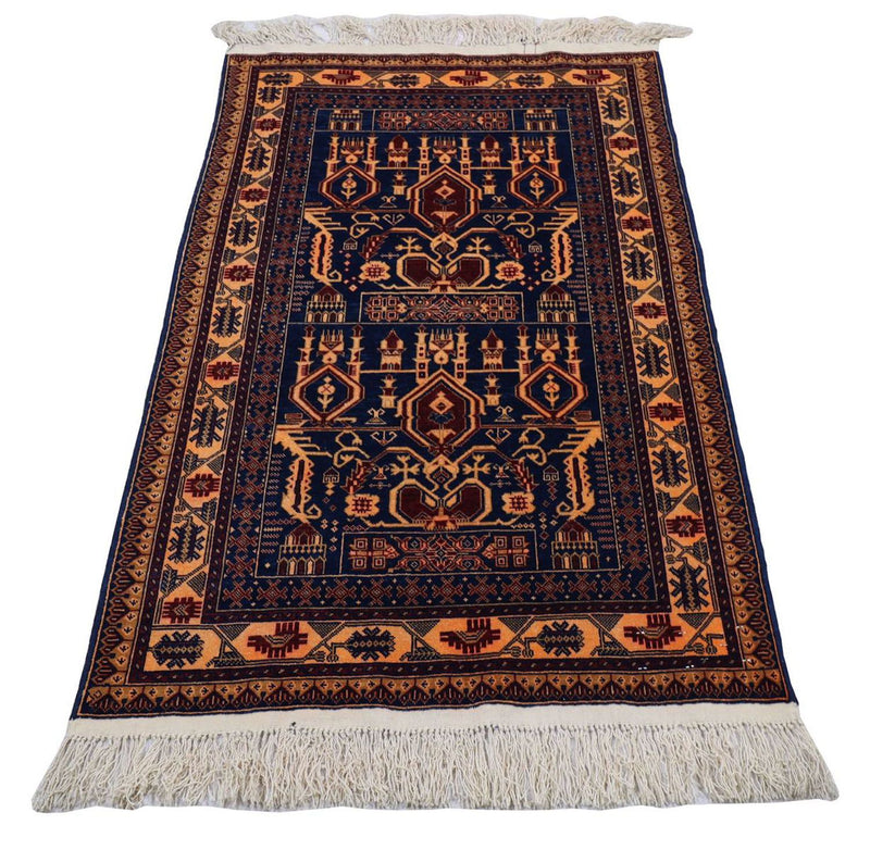 Afghansk teppe 144x95cm - Orientalsk teppe
