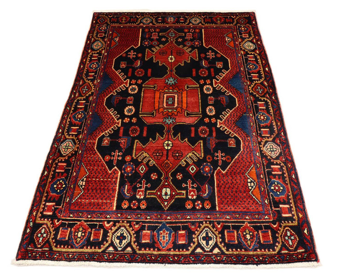Afshar Sirjan Teppe 202x138cm - Persisk teppe