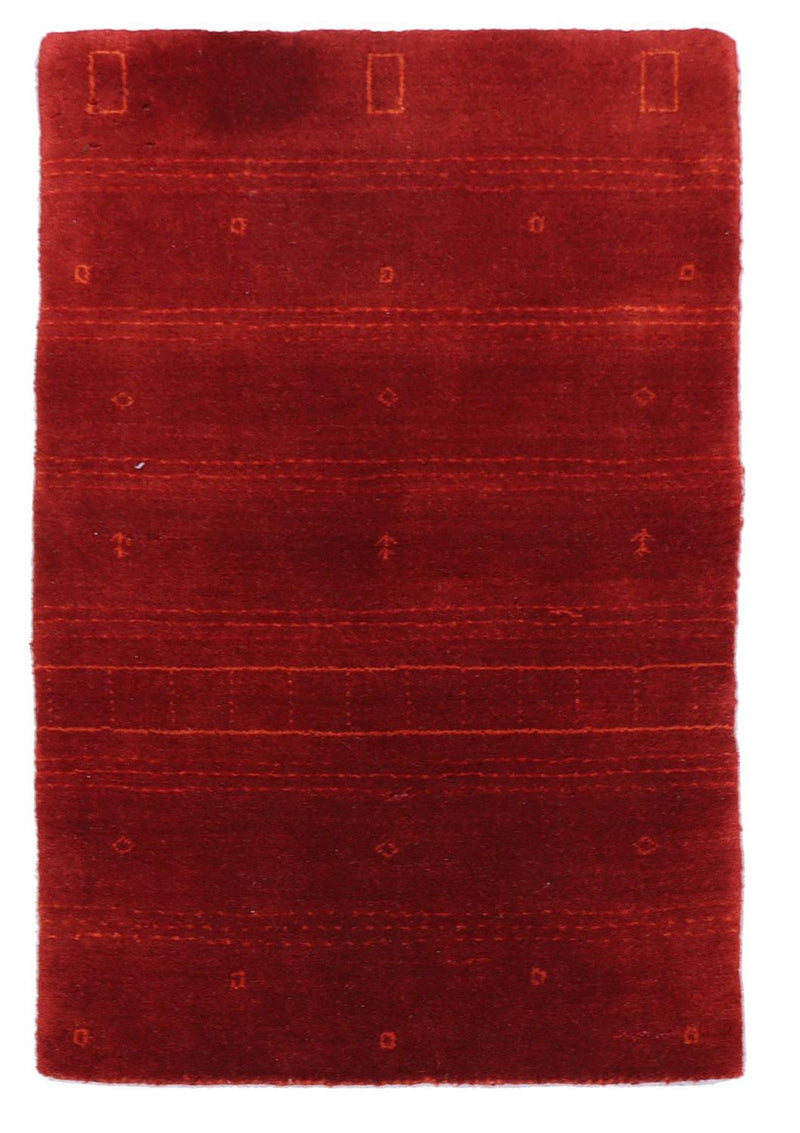 Persisk Gabbeh Teppe 90x60cm - Perserteppich Wollteppich