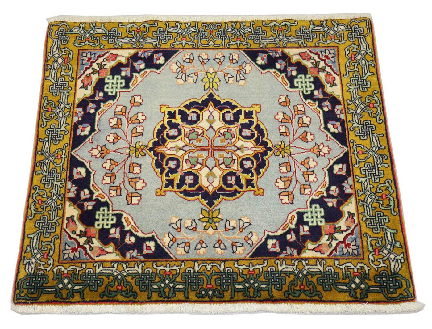 Qom Teppe 91x78cm - Persisk teppe
