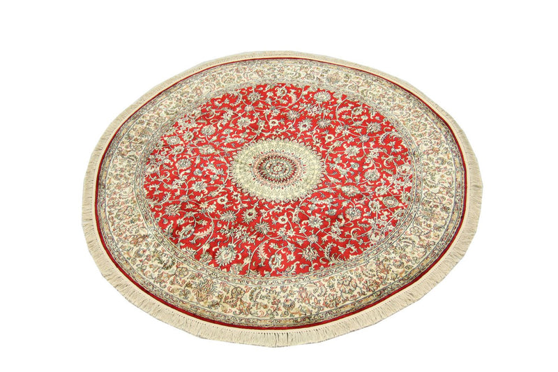 Kashmir silke Teppe 183x183cm - Orientalsk teppe