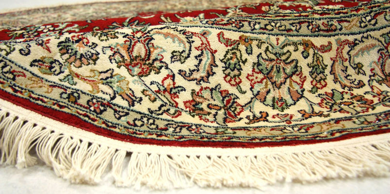 Kashmir silke Teppe 183x183cm - Orientalsk teppe