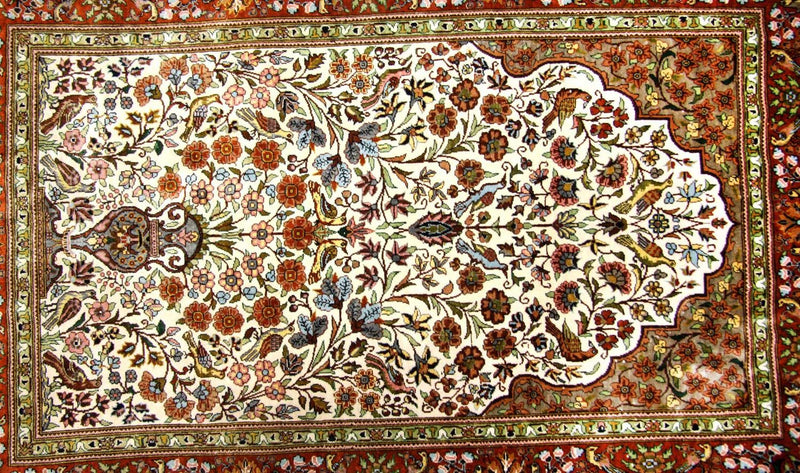 Hereke silke Teppe 128x80cm - Orientalsk teppe