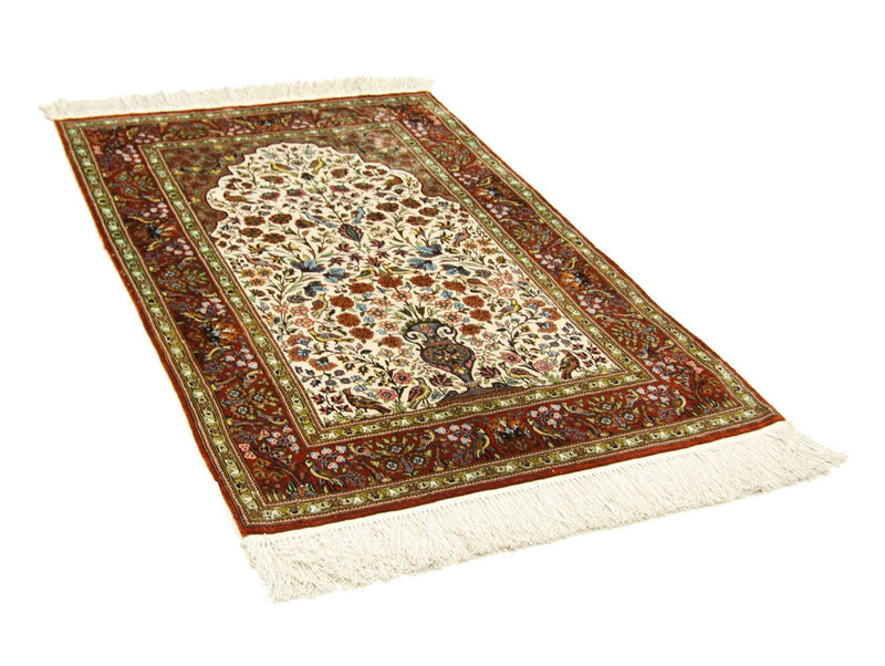 Hereke silke Teppe 128x80cm - Orientalsk teppe