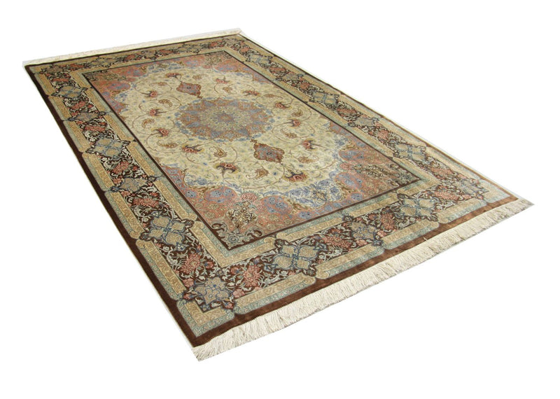 Qom silke Teppe 240x155cm - Persisk teppe