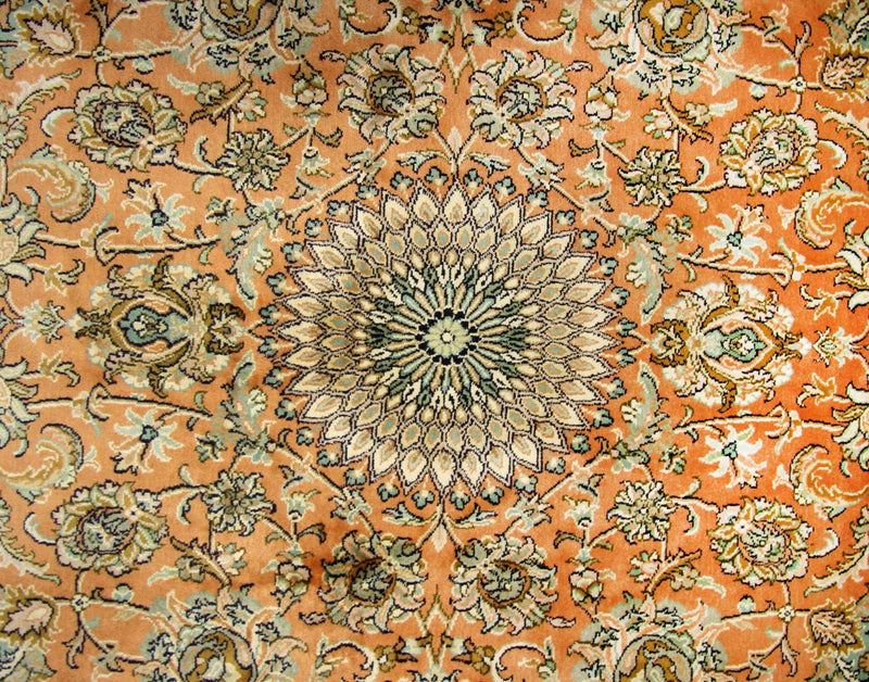Kashmir silke Teppe 211x216cm - Orientalsk teppe