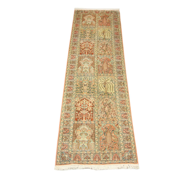 Kashmir silke Teppe 292x79cm - Orientalsk teppe