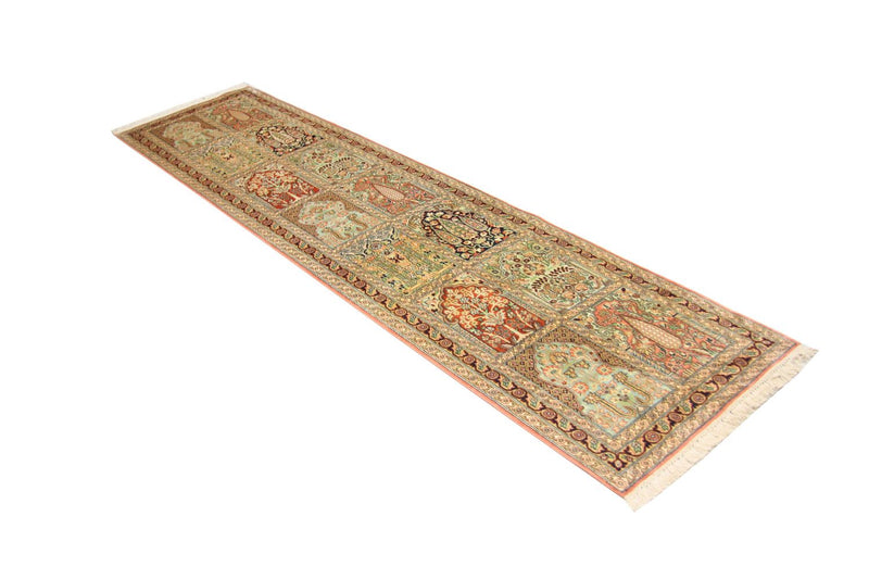 Kashmir silke Teppe 78x307cm - Orientalsk teppe