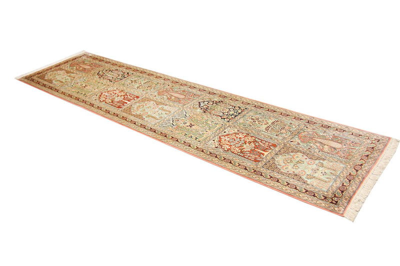Kashmir silke Teppe 79x305cm - Orientalsk teppe