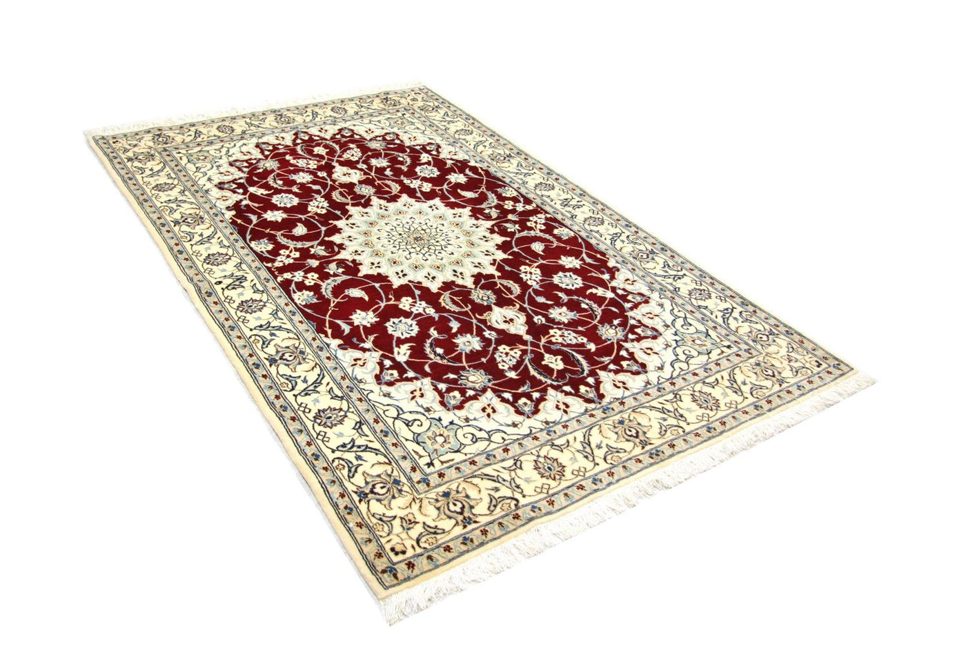 Persisk teppe - Nain - Premium - 192 x 125 cm - rød