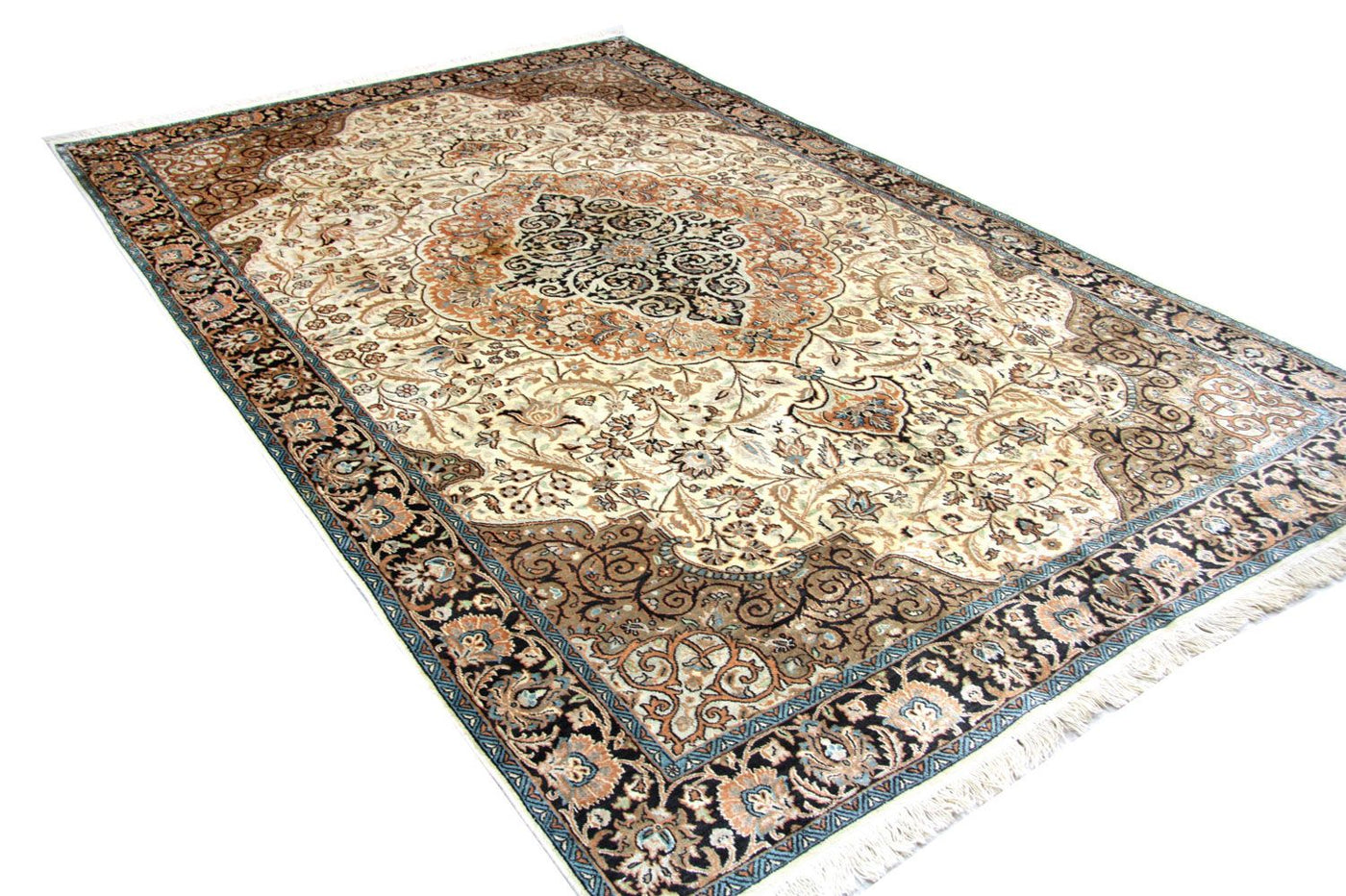 Kashmir silke Teppe 272x177cm - Orientalsk teppe