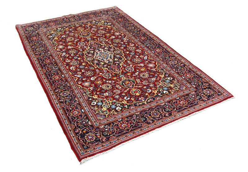 Kashan Teppe 205x141cm - Persisk teppe