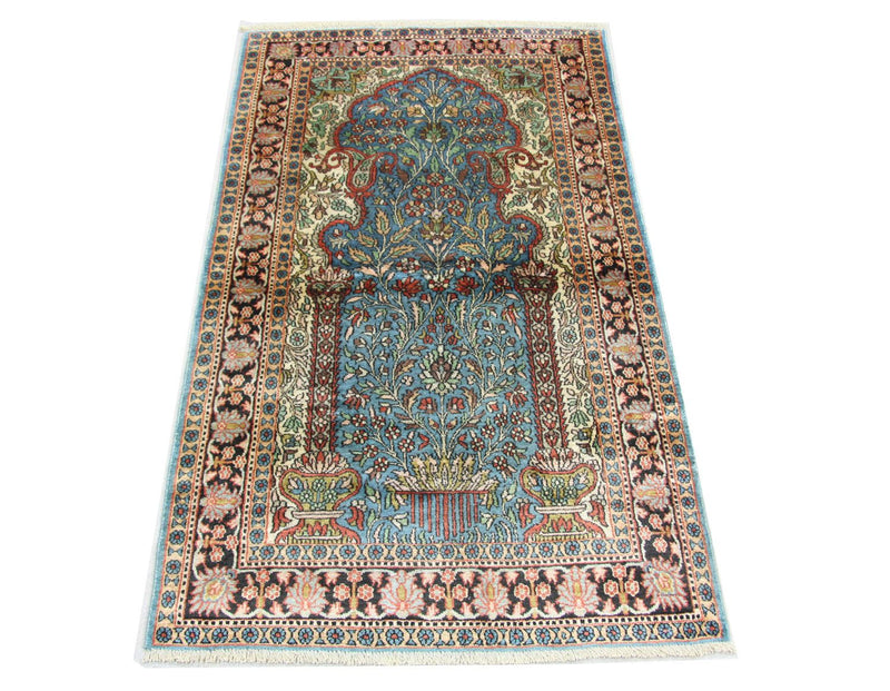 Kashmir silke Teppe 156x90cm - Orientalsk teppe
