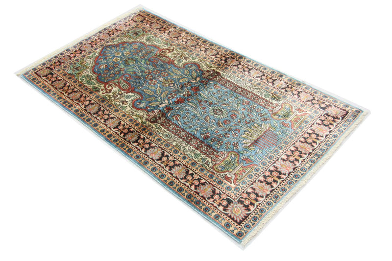 Kashmir silke Teppe 156x90cm - Orientalsk teppe