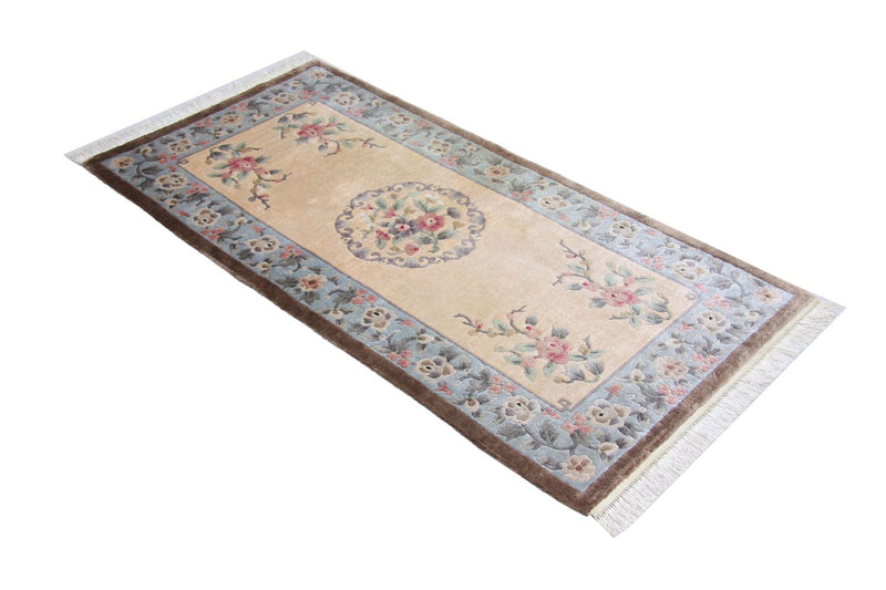 Kinesisk silke Teppe 136x70cm - Orientalsk teppe