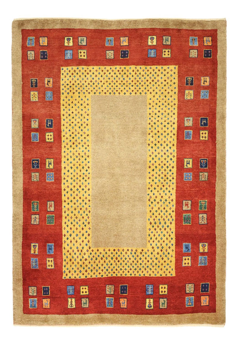 Loribaft Teppe 108x158cm - Perserteppich Wollteppich