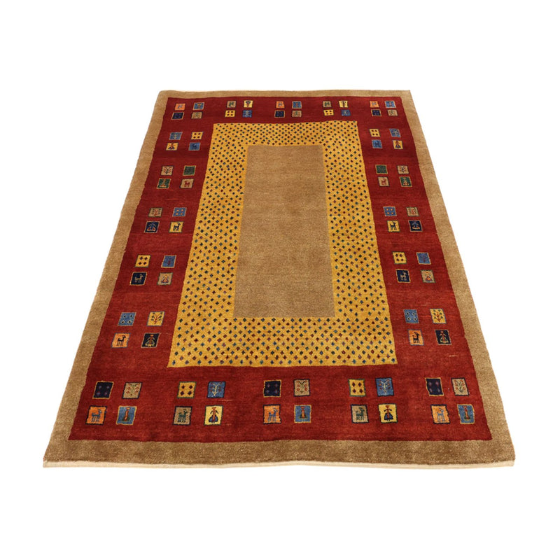 Loribaft Teppe 108x158cm - Perserteppich Wollteppich