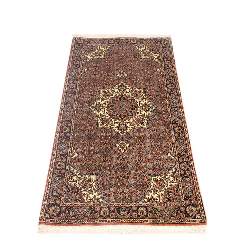 Persisk teppe - Bijar - 144 x 70 cm - mørk beige