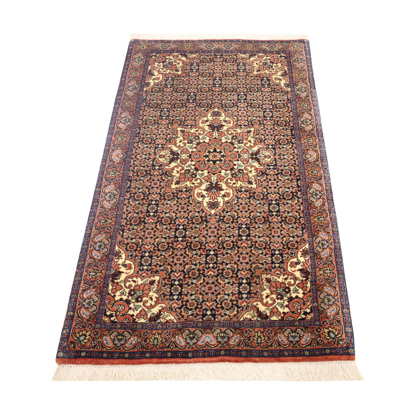 Persisk teppe - Bijar - 138 x 72 cm - mørk beige