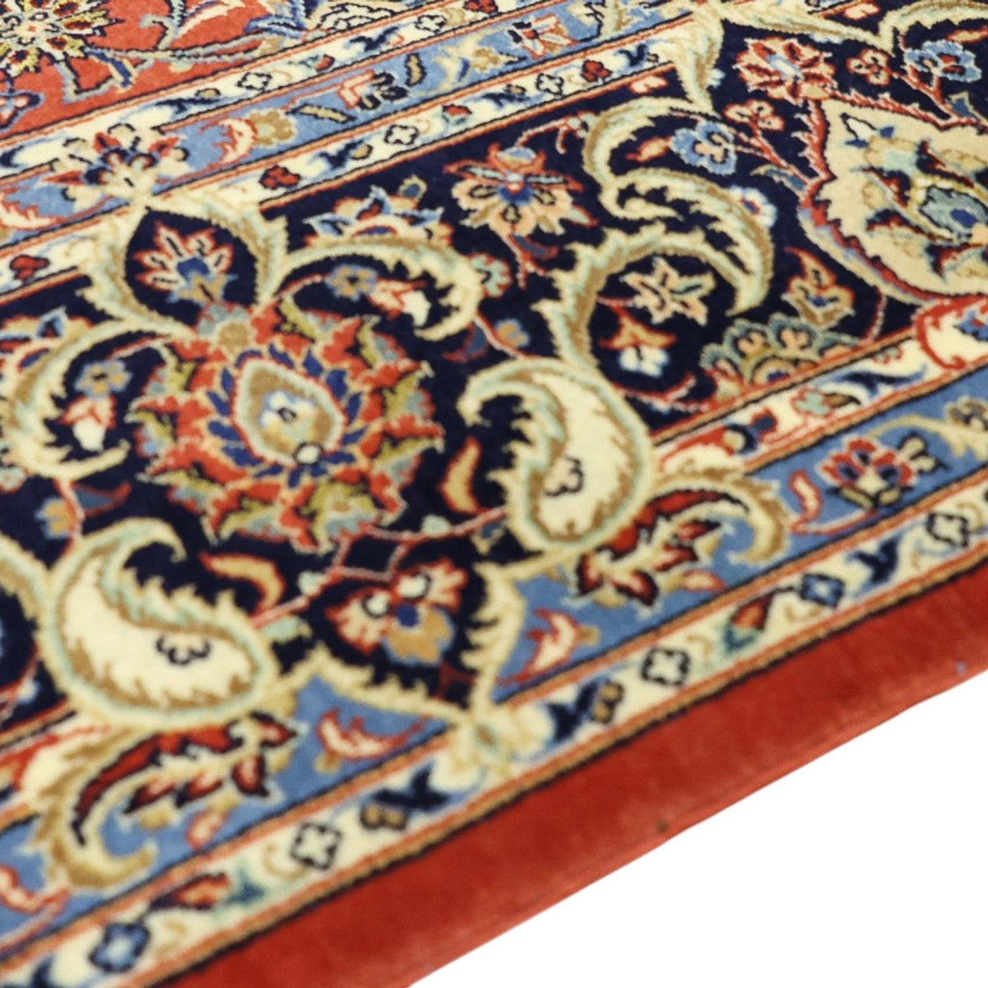 Persisk teppe - Ghom - Royal - Halskjede av silke - 220 x 141 cm - rød
