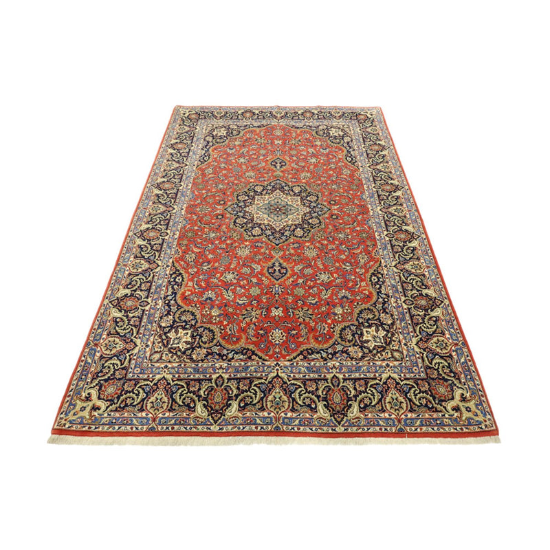 Persisk teppe - Ghom - Royal - Halskjede av silke - 220 x 141 cm - rød